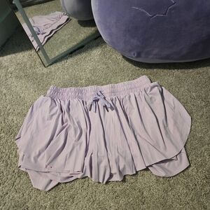 Lavender Flowing Shorts